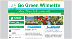 Desktop Screenshot of gogreenwilmette.org